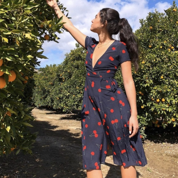 Cherry Print Dresses